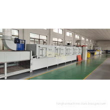 Electrostatic coating line for buses